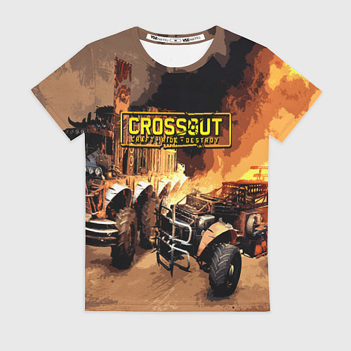 Женская футболка Crossout Online / 3D-принт – фото 1