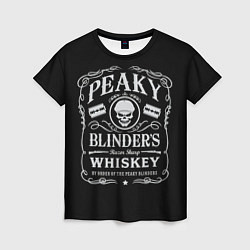 Женская футболка Острые Козырьки Whiskey