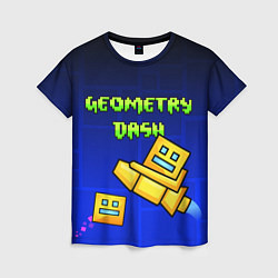 Женская футболка Geometry Dash