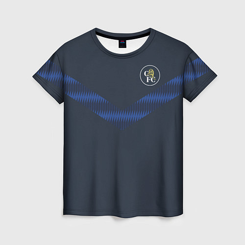 Женская футболка FC Chelsea Retro 2 202122 / 3D-принт – фото 1