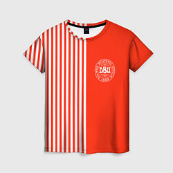 Женская футболка Сборная Дании