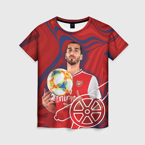 Женская футболка Henrikh Mkhitaryan Arsenal / 3D-принт – фото 1