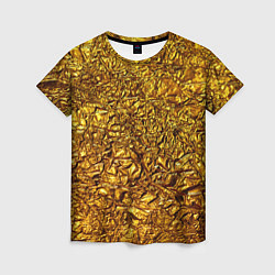 Женская футболка Сусальное золото
