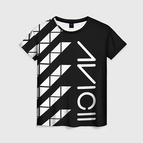 Женская футболка AVICII ГЕОМЕТРИЯ / 3D-принт – фото 1