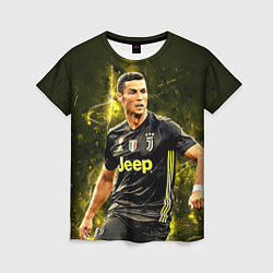 Женская футболка Cristiano Ronaldo Juventus