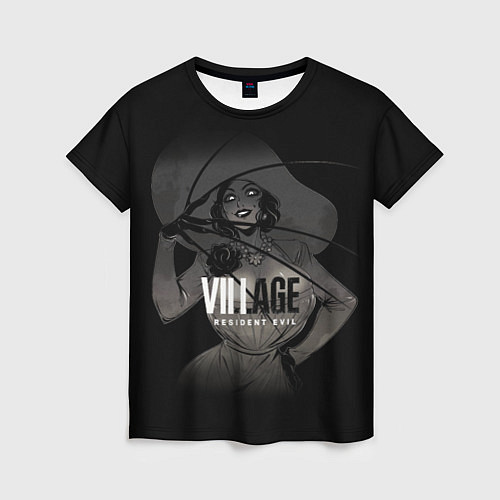 Женская футболка Resident Evil Леди Димитреску / 3D-принт – фото 1