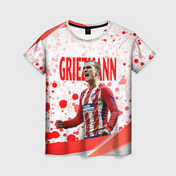 Женская футболка Антуан Гризманн Antoine Griezmann спина Z