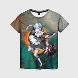 Футболка женская Rem, цвет: 3D-принт