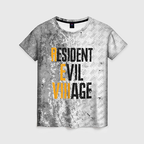 Женская футболка RESIDENT EVIL VILLAGE ГРАНЖ / 3D-принт – фото 1