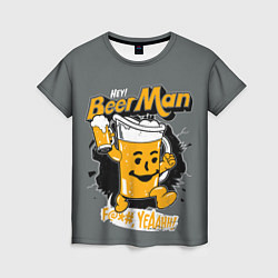 Женская футболка BEER MAN