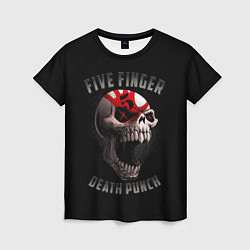 Футболка женская Five Finger Death Punch 5FDP, цвет: 3D-принт