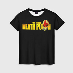 Футболка женская FFDP Five Finger Death Punch, цвет: 3D-принт