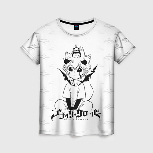 Женская футболка Черный демон Аста и Неро / 3D-принт – фото 1