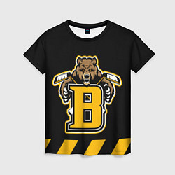 Футболка женская BOSTON BRUINS, цвет: 3D-принт