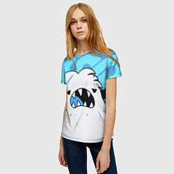 Футболка женская SK8 the Infinity Скейт Ланги, цвет: 3D-принт — фото 2