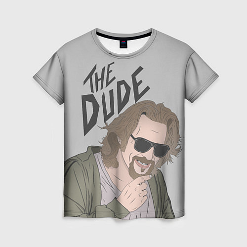 Женская футболка The Dude / 3D-принт – фото 1