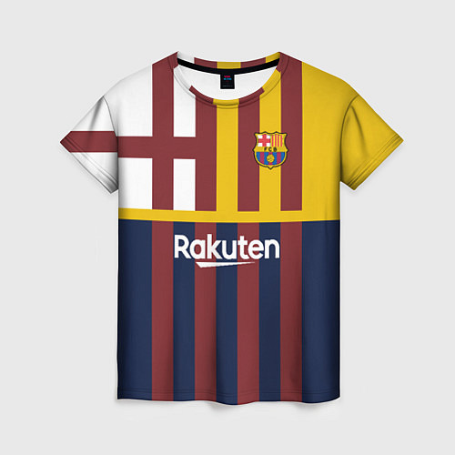 Женская футболка BARCELONA FC БАРСЕЛОНА ФК BARCA / 3D-принт – фото 1