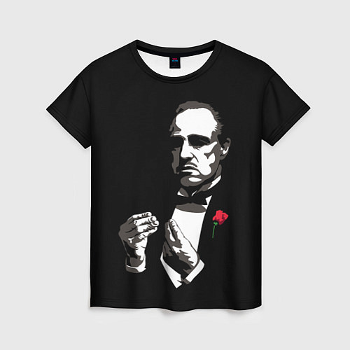 Женская футболка Крёстный Отец The Godfather / 3D-принт – фото 1