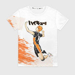 Женская футболка Шоё Хината ВОЛЕЙБОЛ!!