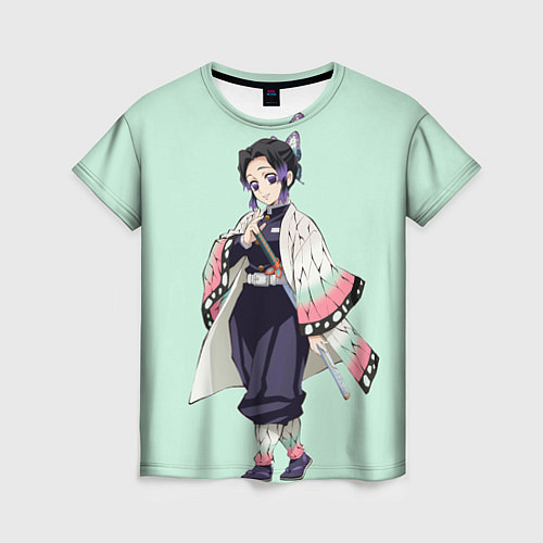 Женская футболка Шинобу Кочо, Столб Насекомого / 3D-принт – фото 1