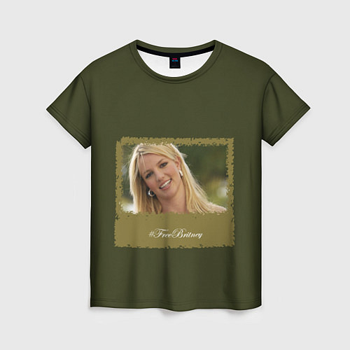 Женская футболка Free Britney / 3D-принт – фото 1