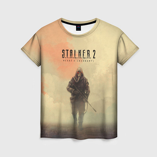 Женская футболка Сталкер одиночка / 3D-принт – фото 1