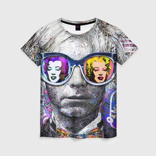 Женская футболка Andy Warhol Энди Уорхол / 3D-принт – фото 1