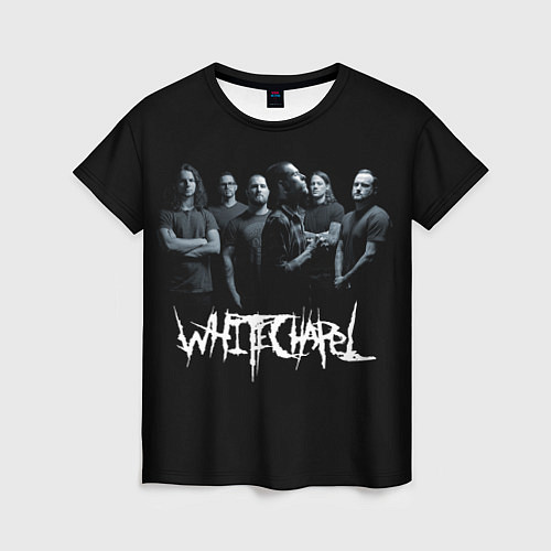 Женская футболка Whitechapel / 3D-принт – фото 1