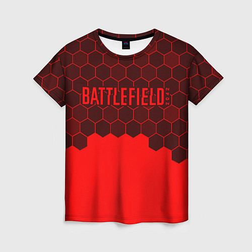 Женская футболка Battlefield 2042 - Hexagon / 3D-принт – фото 1