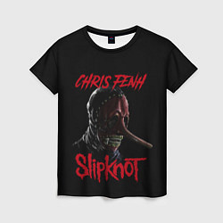 Женская футболка CHRIS FENH SLIPKNOT СЛИПКНОТ Z