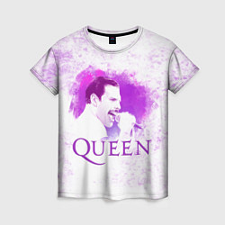 Футболка женская Freddie Mercury Queen Z, цвет: 3D-принт