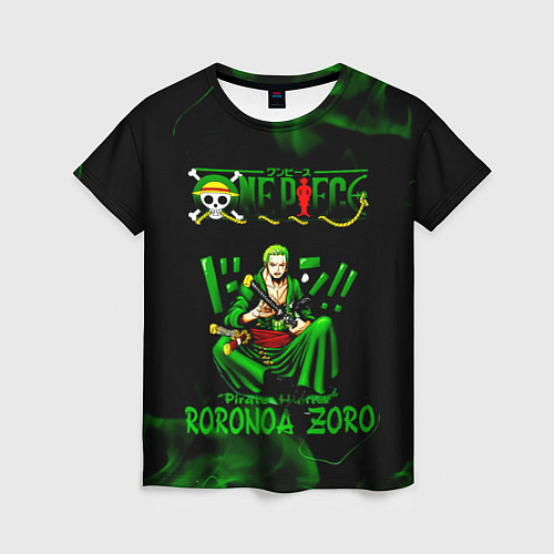 Женская футболка Ророноа Зоро Ван-Пис / 3D-принт – фото 1