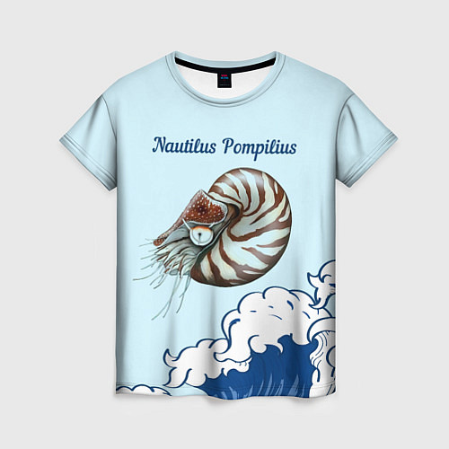 Женская футболка Nautilus Pompilius океан / 3D-принт – фото 1