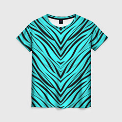 Женская футболка Абстратный полосатый узор