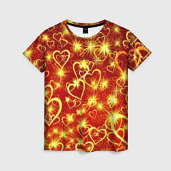 Женская футболка Любовный взрыв