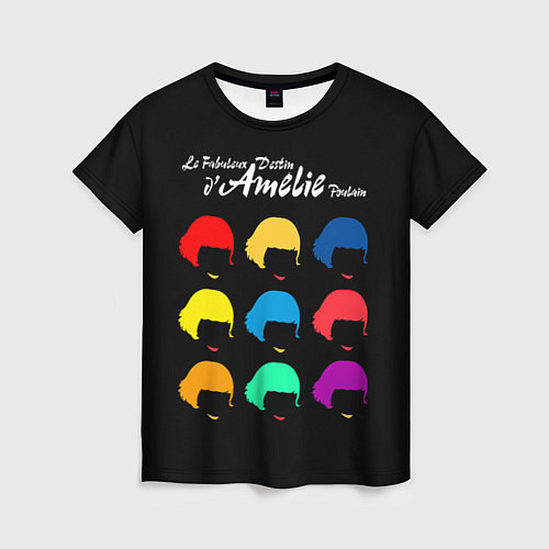 Женская футболка Amelie Poulain / 3D-принт – фото 1