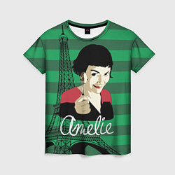 Футболка женская Amelie, цвет: 3D-принт