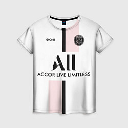 Футболка женская PSG Cup Away Vapor Match Shirt New 202223, цвет: 3D-принт