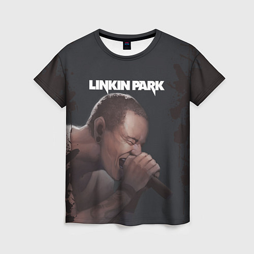 Женская футболка LINKIN PARK ЛИНКИН ПАРК Z / 3D-принт – фото 1