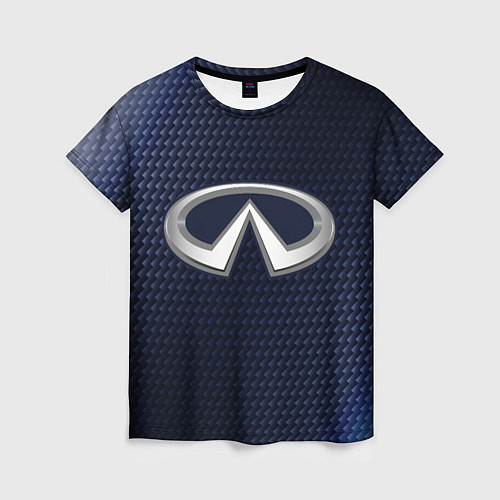 Женская футболка Инфинити - Карбон / 3D-принт – фото 1