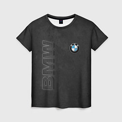 Женская футболка BMW LOGO AND INSCRIPTION