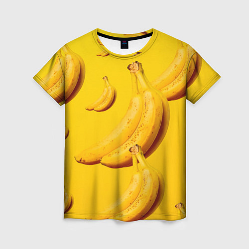 Женская футболка Банановый рай / 3D-принт – фото 1
