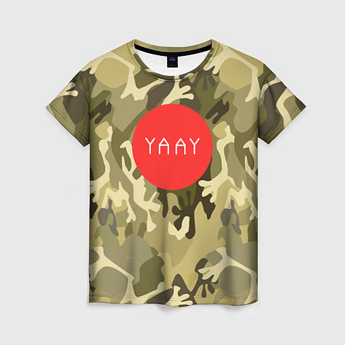 Женская футболка YAAY / 3D-принт – фото 1
