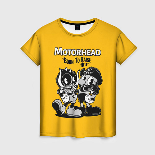 Женская футболка Motorhead x Cuphead / 3D-принт – фото 1