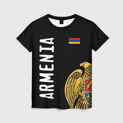 Женская футболка ARMENIA / 3D-принт – фото 1
