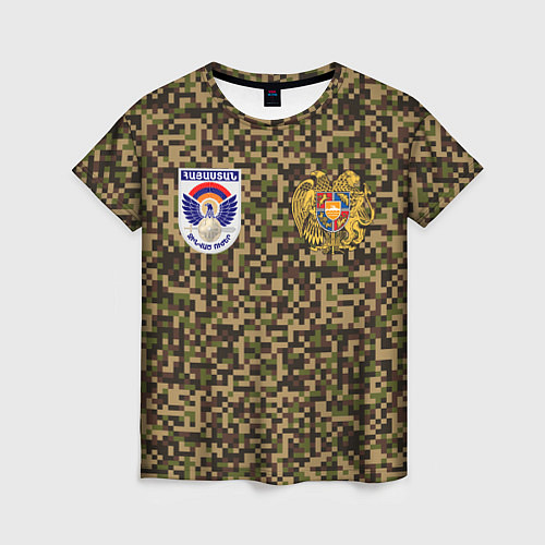 Женская футболка Вооруженные силы Армении / 3D-принт – фото 1