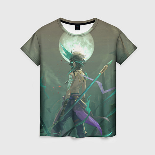 Женская футболка XIAO СЯО ПОЛНОЛУНИЕ / 3D-принт – фото 1