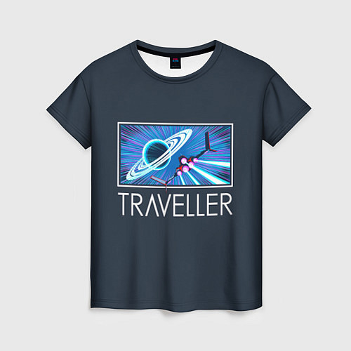 Женская футболка Traveller / 3D-принт – фото 1