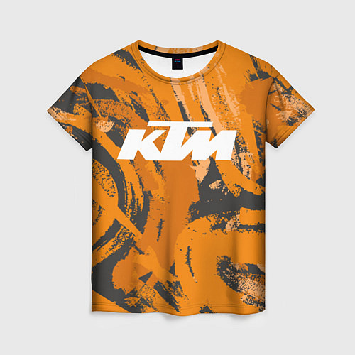 Женская футболка KTM КТМ Z / 3D-принт – фото 1