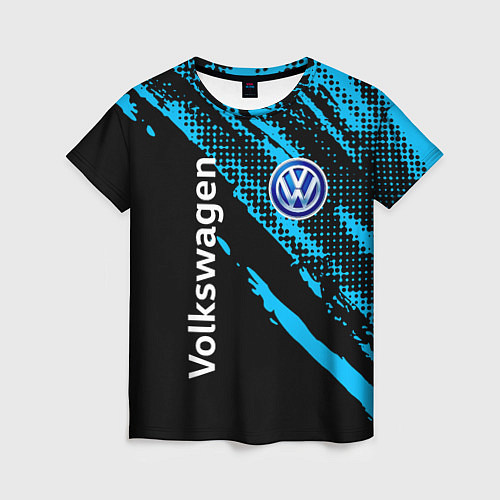 Женская футболка Volkswagen Фольксваген / 3D-принт – фото 1